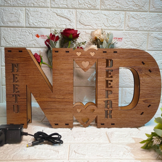 Couple Name Alphabet Night Lamp